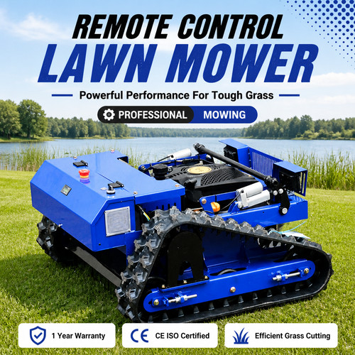 Gas crawler mower slope - rc, mower,